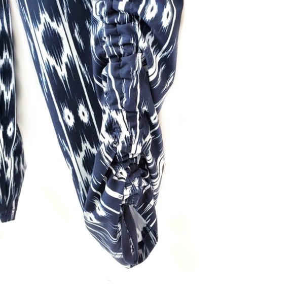 Athleta Reflection Aspire Ikat Tribal Print Stretch Ankle I Size 4 - Picture 4 of 5